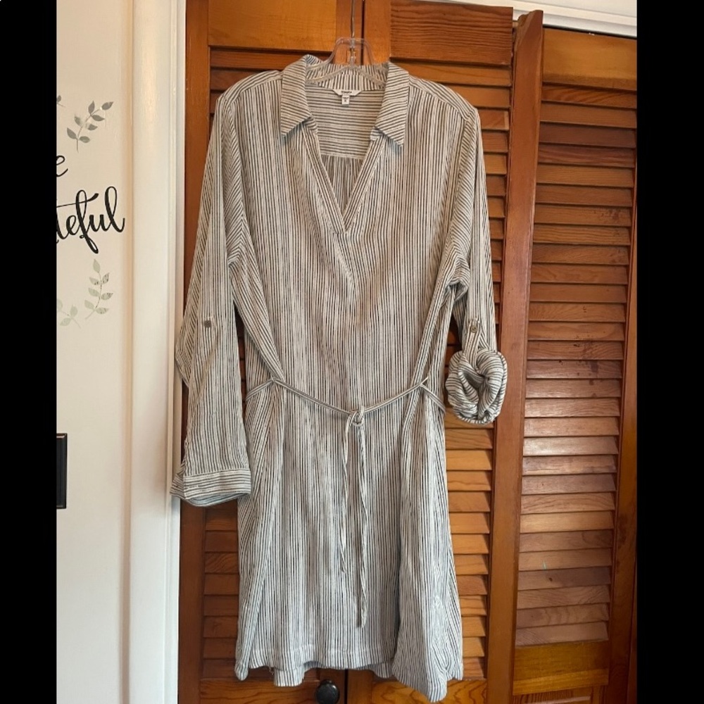 Sonoma striped shirt dress, size XL, (new)